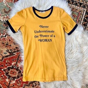 Power of a Woman Ringer Tee